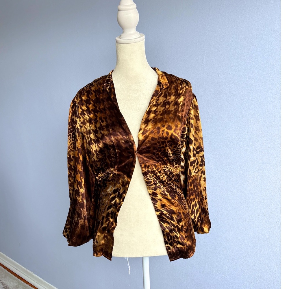 Y2K Silky Blouse Vintage